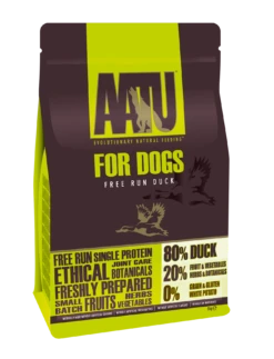 AATU 80/20 Grain Free Duck Dry Dog Food - 5kg By AATU