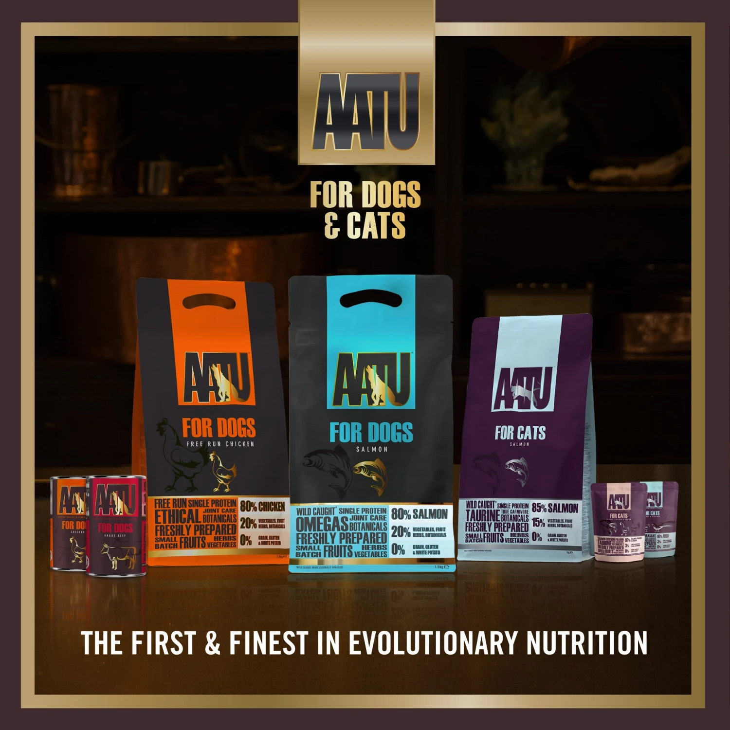 AATU 80/20 Grain Free Salmon Dry Dog Food - 10kg By AATU 5 AATU 80/20 Grain Free Salmon Dry Dog Food - 10kg By AATU - Image 3