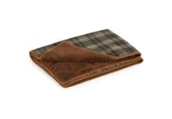 Ancol Heritage Green Checkered Dog Blanket By Ancol