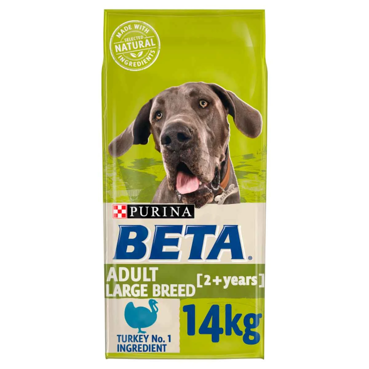 BETA Adult Large Breed Turkey Dry Dog Food - 14kg By Beta 3 BETA Adult Large Breed Turkey Dry Dog Food - 14kg By Beta