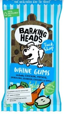 Barking Heads Whine Gums Dog Treats - 8 X 150g By Barking Heads