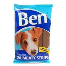 Ben Meaty Strips Dog Treats 13 Pack - 20S By Kennelpak