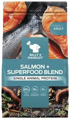 Billy & Margot Adult Salmon & Superfoods Dry Dog Food - 1.8kg By Billy + Margot
