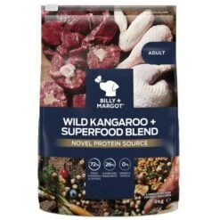 Billy + Margot Adult Wild Kangaroo & Superfoods Dry Dog Food - 9kg By Billy + Margot