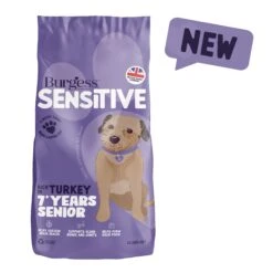 Burgess Sensitive Senior Turkey Dry Dog Food - 12.5kg By Burgess -Deals Happy Paw Food Store Burgess Sensitive Senior Turkey Rice Dry Dog Food 12 5kg 2