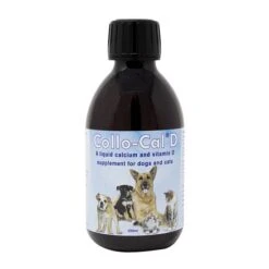 Collo-Cal D Calcium & Vitamin D Liquid Supplement For Dogs & Cats - 250ml By Collo