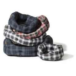 Danish Design Lumberjack Navy/ Grey Deluxe Slumber Bed By Danish Design -Deals Happy Paw Food Store Danish Design Lumberjack Navy Grey Deluxe Slumber Bed 3