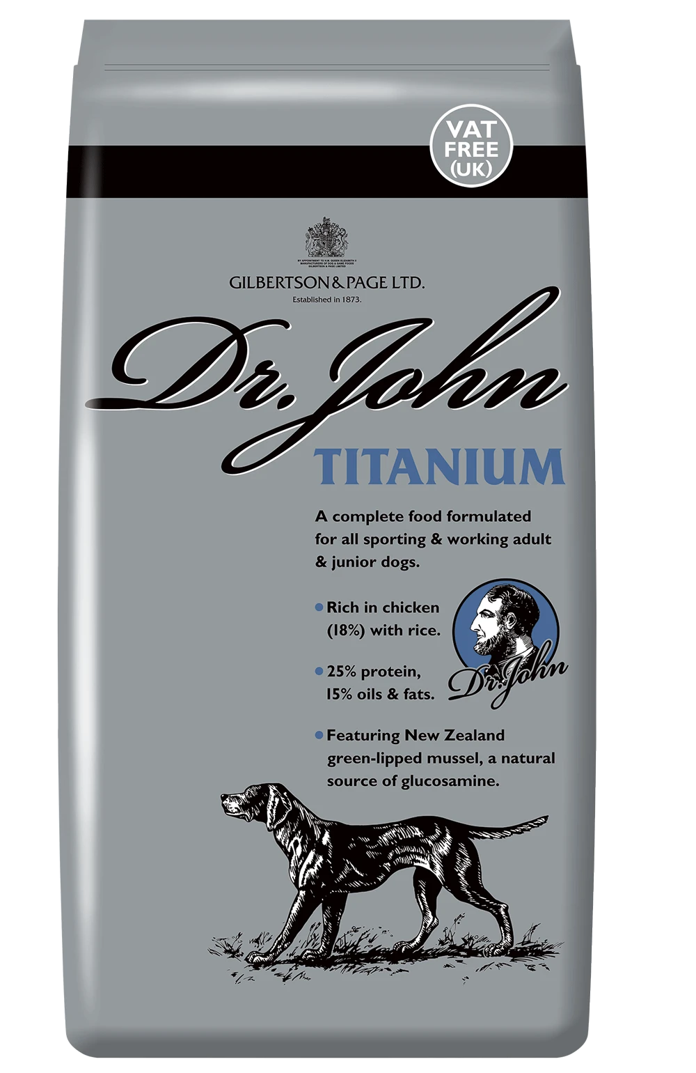 Dr John Titanium Dry Dog Food - 15kg By Dr John 3 Dr John Titanium Dry Dog Food - 15kg By Dr John