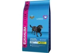 Eukanuba Thriving Mature Large Breed Dry Dog Food Chicken - 12kg By Eukanuba -Deals Happy Paw Food Store Eukanuba Senior Mature Large Breed Dry Dog Food 12kg 257593