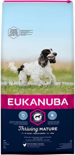 Deals Happy Paw Food Store -Deals Happy Paw Food Store Eukanuba Senior Mature Medium Dry Dog Food 3kg 10