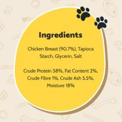 Good Boy Chewy Chicken Fillets Dog Treats - 3 X 320g By Good Boy 11 Good Boy Chewy Chicken Fillets Dog Treats - 3 X 320g By Good Boy -Deals Happy Paw Food Store Good Boy Chewy Chicken Value Pack Treats 3 x 320g 5