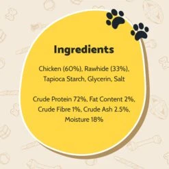 Good Boy Chewy Twists With Chicken Dog Treats - 3 X 320g​ By Good Boy -Deals Happy Paw Food Store Good Boy Chewy Twists with Chicken Dog Treats 3 x 320g 5