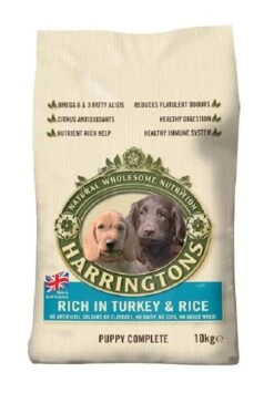 Harringtons Turkey & Rice Dry Puppy Food - 10kg By Harringtons -Deals Happy Paw Food Store Harringtons Turkey Rice Dry Puppy Food 10kg 5