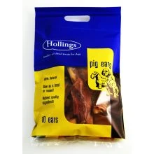 Hollings Pigs Ears Natural Dog Chews - 10 Pack By Hollings