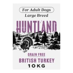 Huntland Large Breed Adult Deboned British Turkey Grain Free Dry Dog Food - 10kg By Huntland