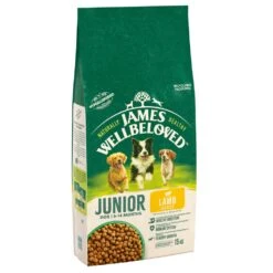 James Wellbeloved Lamb & Rice Junior Dry Dog Food - 15kg By James Wellbeloved -Deals Happy Paw Food Store James Wellbeloved Lamb Rice Junior Dry Dog Food 15kg 3