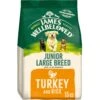 James Wellbeloved Turkey & Rice Junior Large Breed Dry Dog Food - 15kg By James Wellbeloved -Deals Happy Paw Food Store James Wellbeloved Turkey Rice Junior Large Breed Dry Dog Food 15kg 1