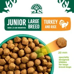 James Wellbeloved Turkey & Rice Junior Large Breed Dry Dog Food - 15kg By James Wellbeloved -Deals Happy Paw Food Store James Wellbeloved Turkey Rice Junior Large Breed Dry Dog Food 15kg 8