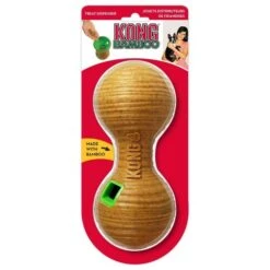 KONG Bamboo Feeder Dumbbell Dog Toy - Medium By KONG