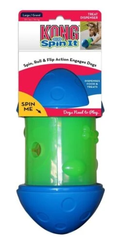 KONG Spin It Dog Toy By KONG -Deals Happy Paw Food Store KONG Spin It Dog Toy Large