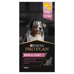 PRO PLAN Skin And Coat Supplement Oil For Adult And Senior Dogs - 500ml By Pro Plan -Deals Happy Paw Food Store PRO PLAN Dog Adult And Senior Skin Coat Supplement Oil 500ml 3