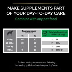 PRO PLAN Dog Adult And Senior Natural Defences Supplement - 45 Tablets By Pro Plan -Deals Happy Paw Food Store PRO PLAN Dog Adult Senior Natural Defences Supplement 45 Tablets 8