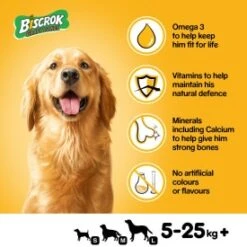 Pedigree Biscrok Gravy Bones Adult Dog Biscuit Treats Original - 10kg By Pedigree -Deals Happy Paw Food Store Pedigree Gravy Bones 10kg 3