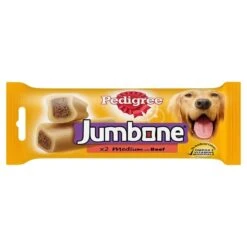 Pedigree Jumbone Medium Beef Dog Treats 12 Pack - 2 Sticks By Pedigree