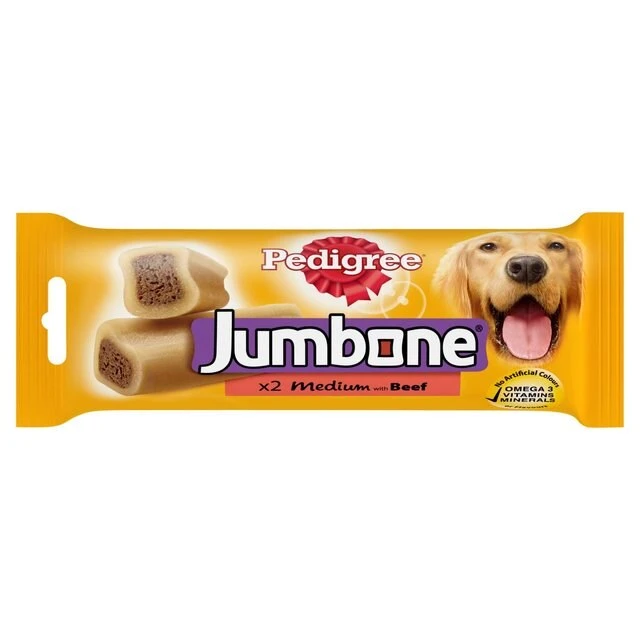 Pedigree Jumbone Medium Beef Dog Treats 12 Pack - 2 Sticks By Pedigree 3 Pedigree Jumbone Medium Beef Dog Treats 12 Pack - 2 Sticks By Pedigree