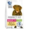 Perfect Fit Adult 1+ Over 10kg Dry Chicken Dog Food - 11.5kg By Perfect Fit -Deals Happy Paw Food Store Perfect Fit Adult 1 Over 10kg Dry Chicken Dog Food 11.5kg 1