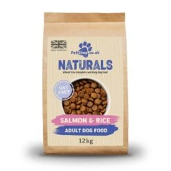 PetShop.co.uk Naturals Salmon & Rice Dry Dog Food - 12kg By PetShop.co.uk Naturals