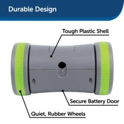 Petsafe Kibble Chase Roaming Treat Dropper Dog Toy By Petsafe -Deals Happy Paw Food Store Petsafe Kibble Chase Roaming Treat Dropper Dog Toy 4