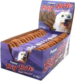 Pointer Big Bite Bone Dog Treats - 14 X 100g By Pointer