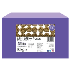Pointer Grain Free Milky Mini Paws Dog Biscuits - 10kg By Pointer
