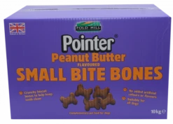 Pointer Peanut Butter Small Bite Bones - 10kg By Pointer