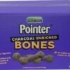 Pointer Charcoal Bones Dog Treats - 10kg By Pointer -Deals Happy Paw Food Store Pointer charcoal Flavour Bones Dog Treats 10kg 1