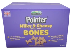 Pointer Milky & Cheesy Small Bite Bones Dog Treats - 10kg By Pointer