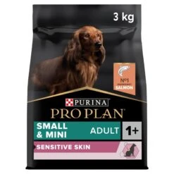PRO PLAN Small & Mini Adult Dry Dog Food Sensitive Skin Rich In Salmon - 3kg By Pro Plan