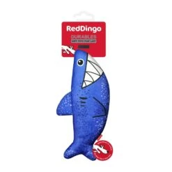 Red Dingo Durable Squeaker Toy For Dogs - Shark By Red Dingo