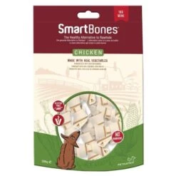 SmartBones Mini Chicken Bones Dog Chews - 18 Pack By SmartBones