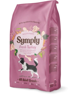Symply Adult Turkey Dry Dog Food - 2kg By Symply