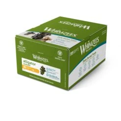 Whimzees Alligator Medium Dog Chews - 65 Box By Whimzees -Deals Happy Paw Food Store Whimzees Alligator Medium Dog Chew 1 Pack 2