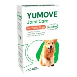 YuMOVE Active Joint Supplement Tablets For Young Dogs - 60 Tablets By Yumove