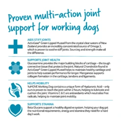 YuMOVE Working Dog Joint Supplement Tablets For Dogs - 480 Tablets By Yumove -Deals Happy Paw Food Store Yumove Joint Supplement Tablets for Working Dogs 480 Tablets 3